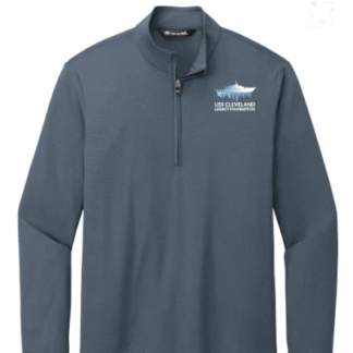 TravisMathew Coto Performance ¼ Zip - Vintage Indigo Black