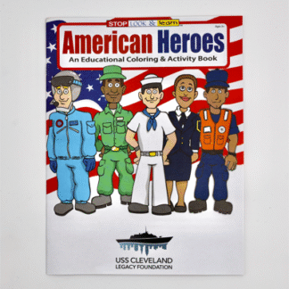 USS Cleveland Legacy Foundation Coloring Book - Pack of 20